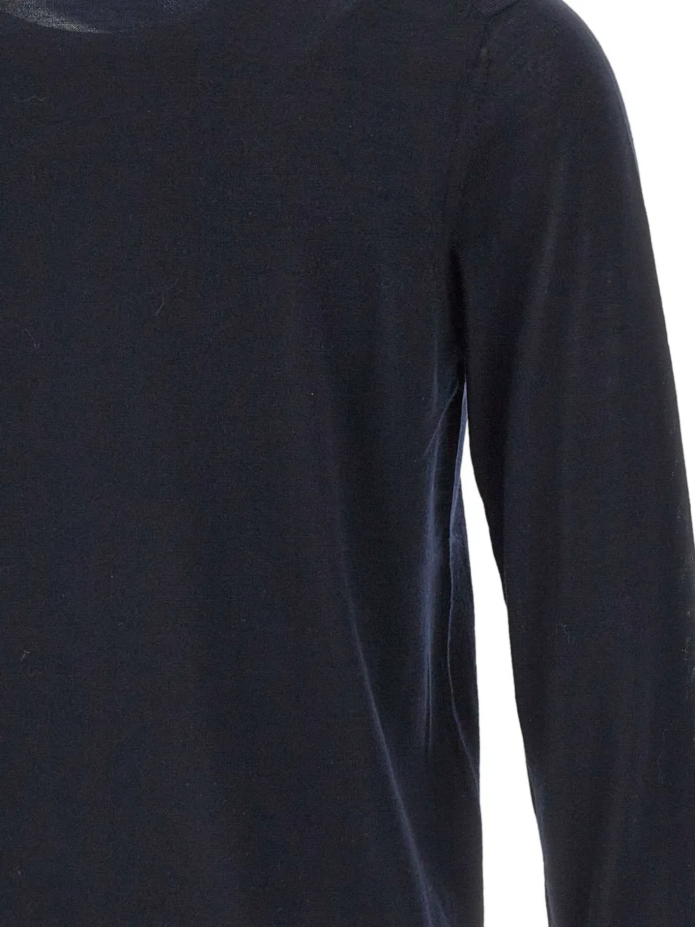  Diktat Crew-neck Ribbed Sweater - Blue 