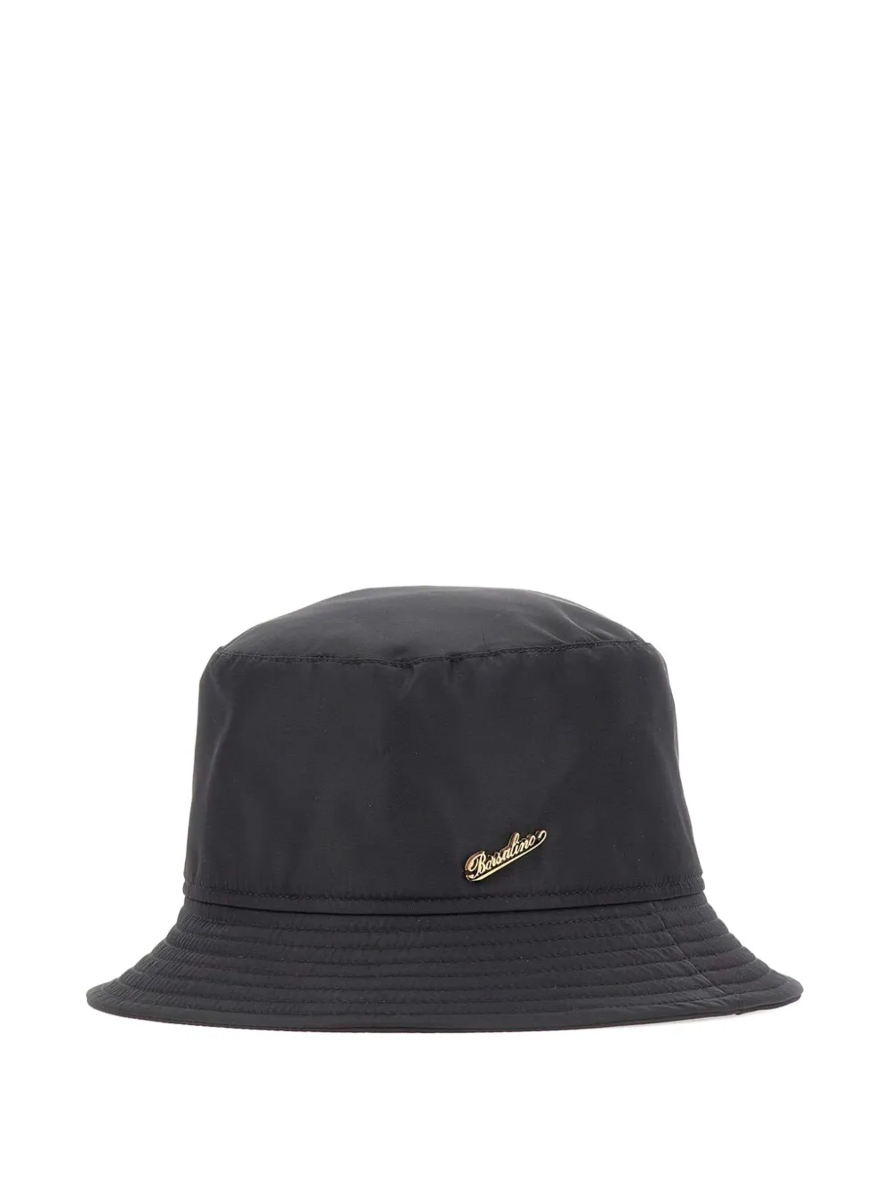 Borsalino Morgan Rain logo-plaque bucket hat | Black | Image 1