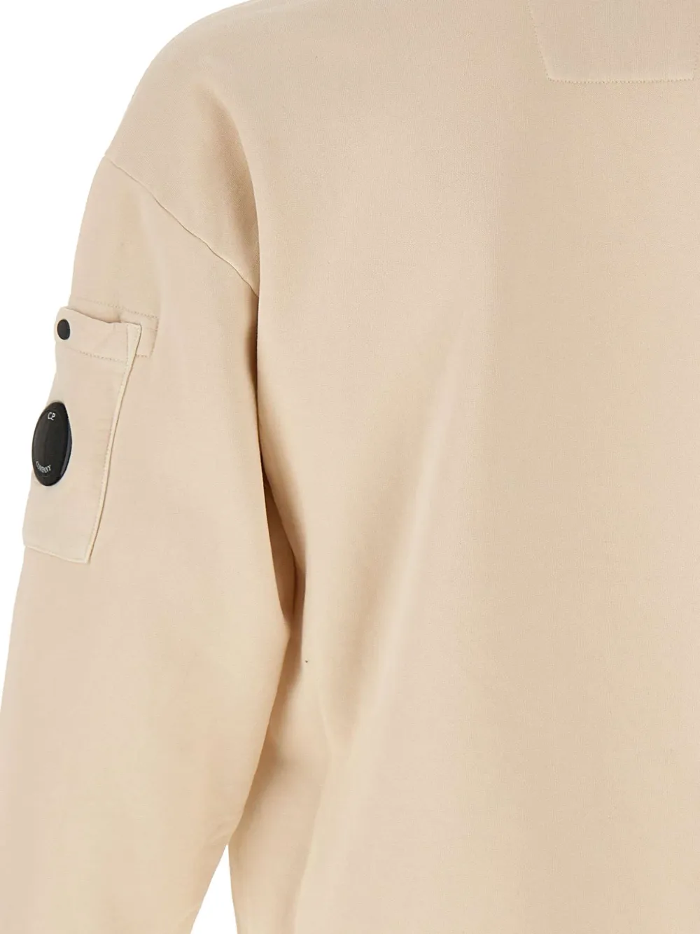 C.P. Company Sweater met Lens-zak Beige