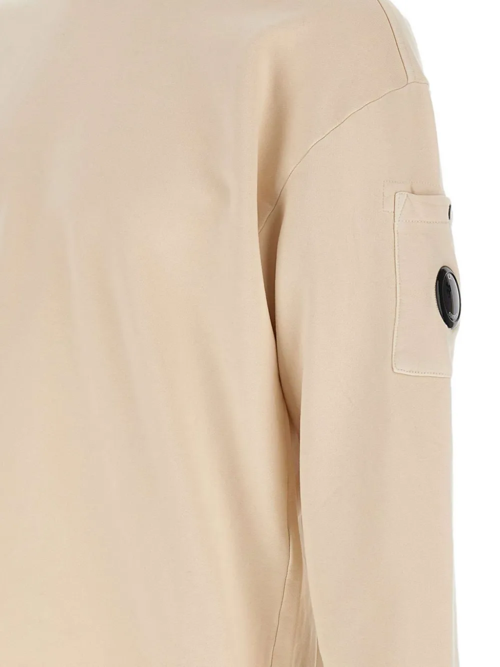 C.P. Company Sweater met Lens-zak Beige