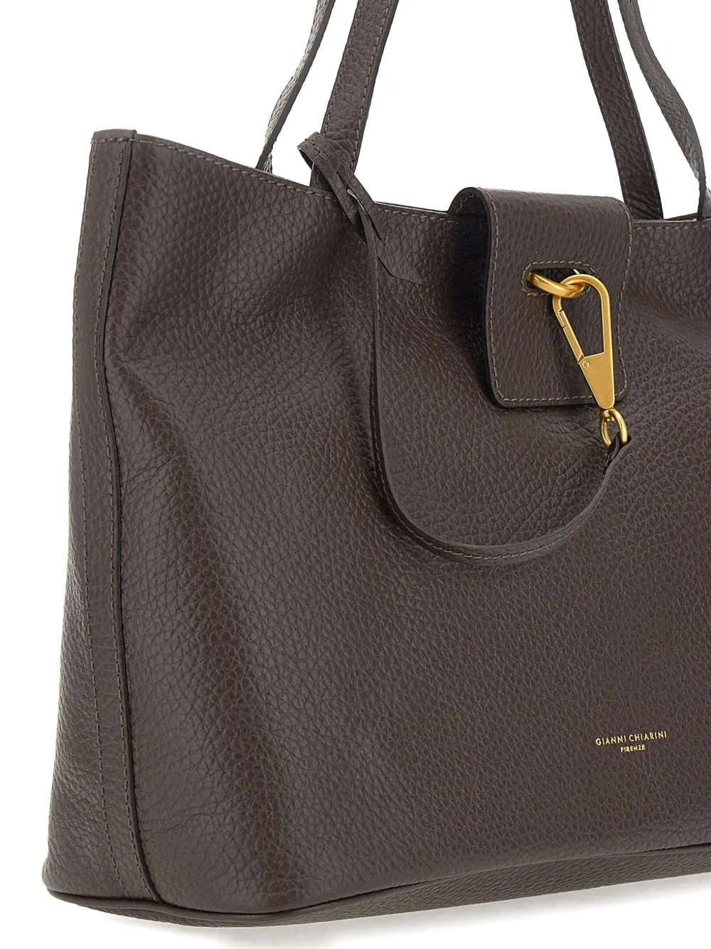 Gianni Chiarini Marisol Leather Tote Bag In Brown