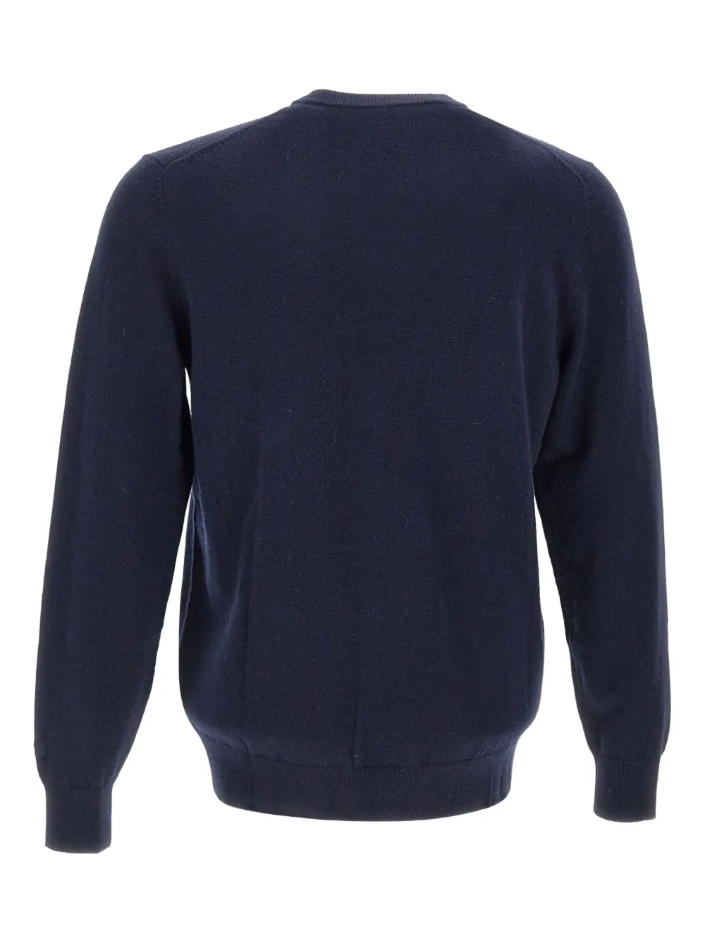 MC2 Saint Barth Heron trui met ronde hals en geborduurd logo Blauw