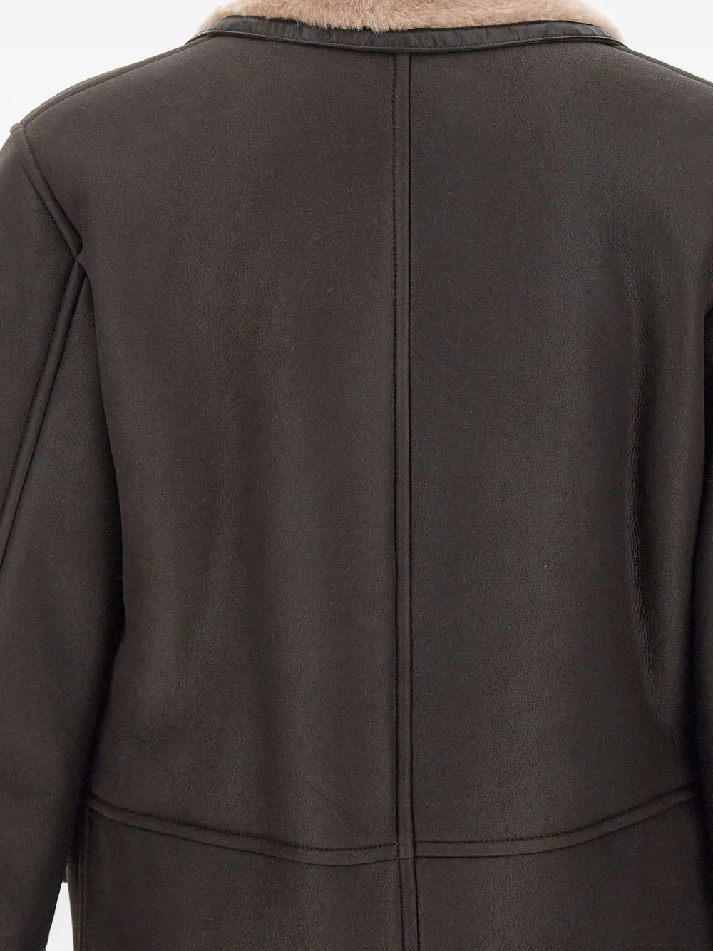 BOSS veste L-Mabano à col en fourrure | Vestes en cuir | Image 2