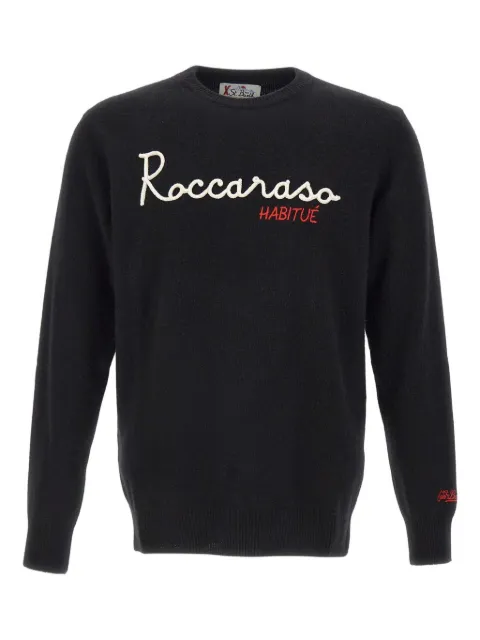 MC2 Saint Barth logo-embroidery crew-neck sweater