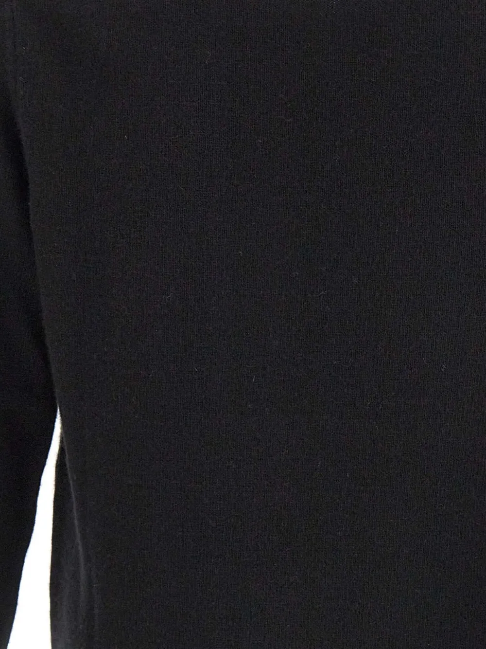 MC2 Saint Barth Trui met ronde hals en geborduurd logo Zwart