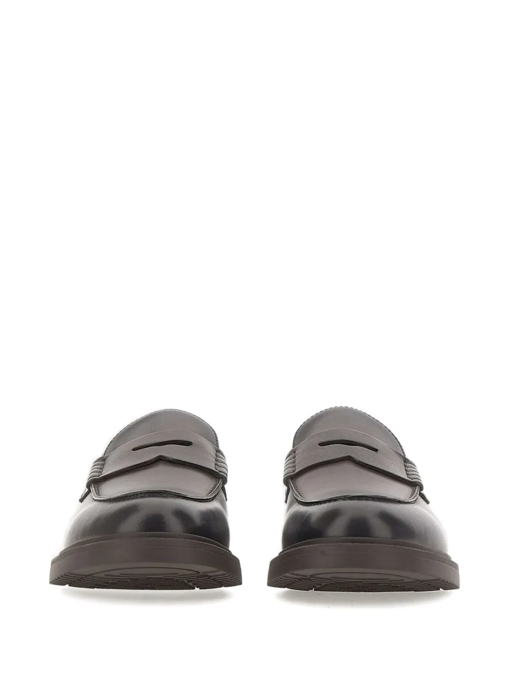 Doucal's Loafers met gewelfde stiksels Bruin