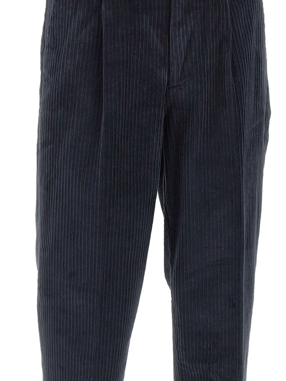 Re-Hash Darts chino met ribfluwelen textuur Blauw