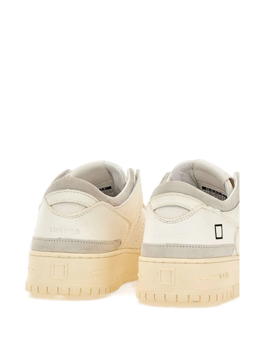 D.A.T.E. Torneo NZ sneakers met geperforeerde details Wit