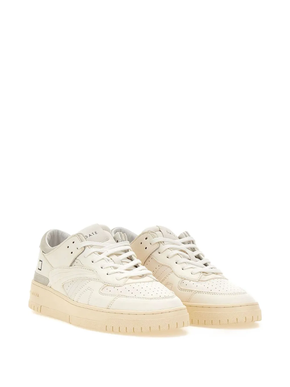 D.A.T.E. Torneo NZ sneakers met geperforeerde details Wit