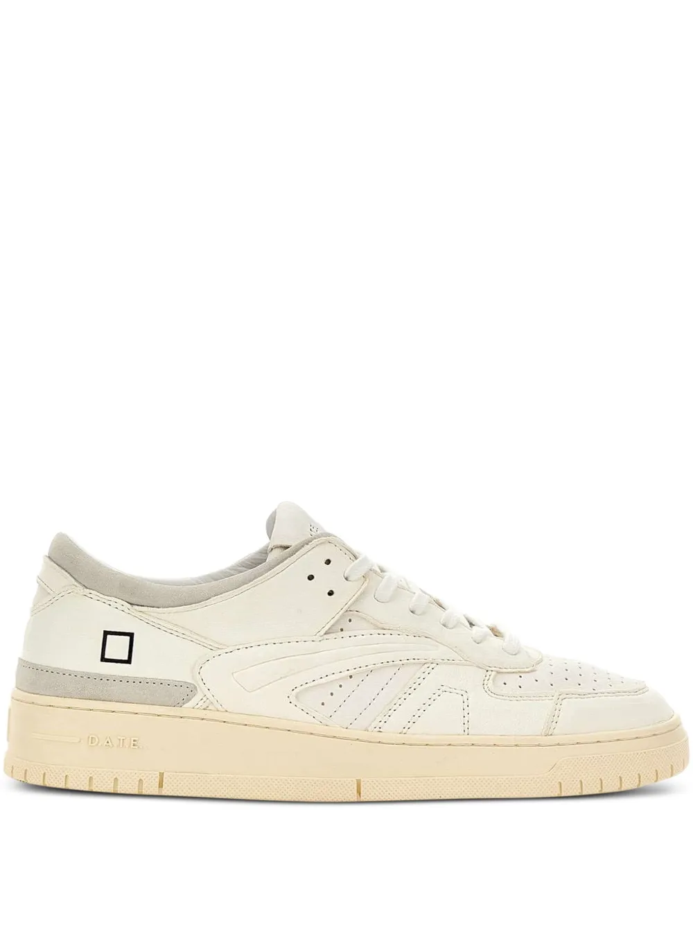 D.A.T.E. Torneo NZ sneakers met geperforeerde details Wit