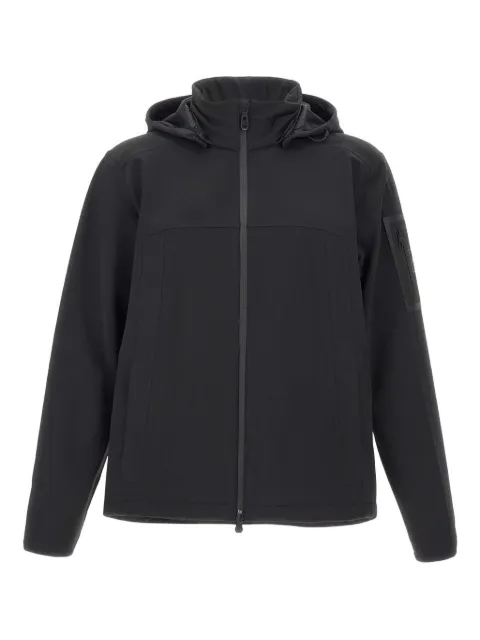 BOSS windproof removable-hood jacket