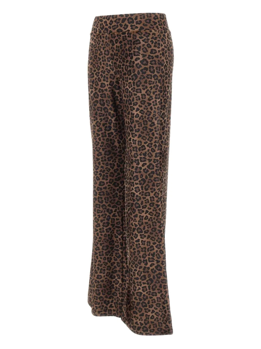 MC2 Saint Barth animal-print flared trousers - Marrone