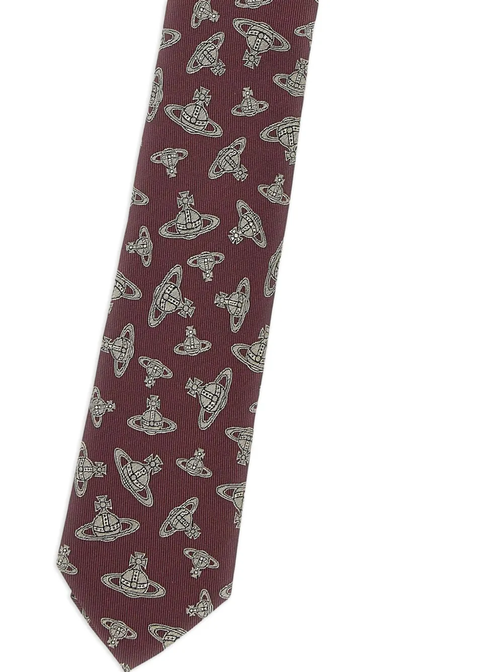 Vivienne Westwood cravate en soie à motif Orb | Homme | Image 2