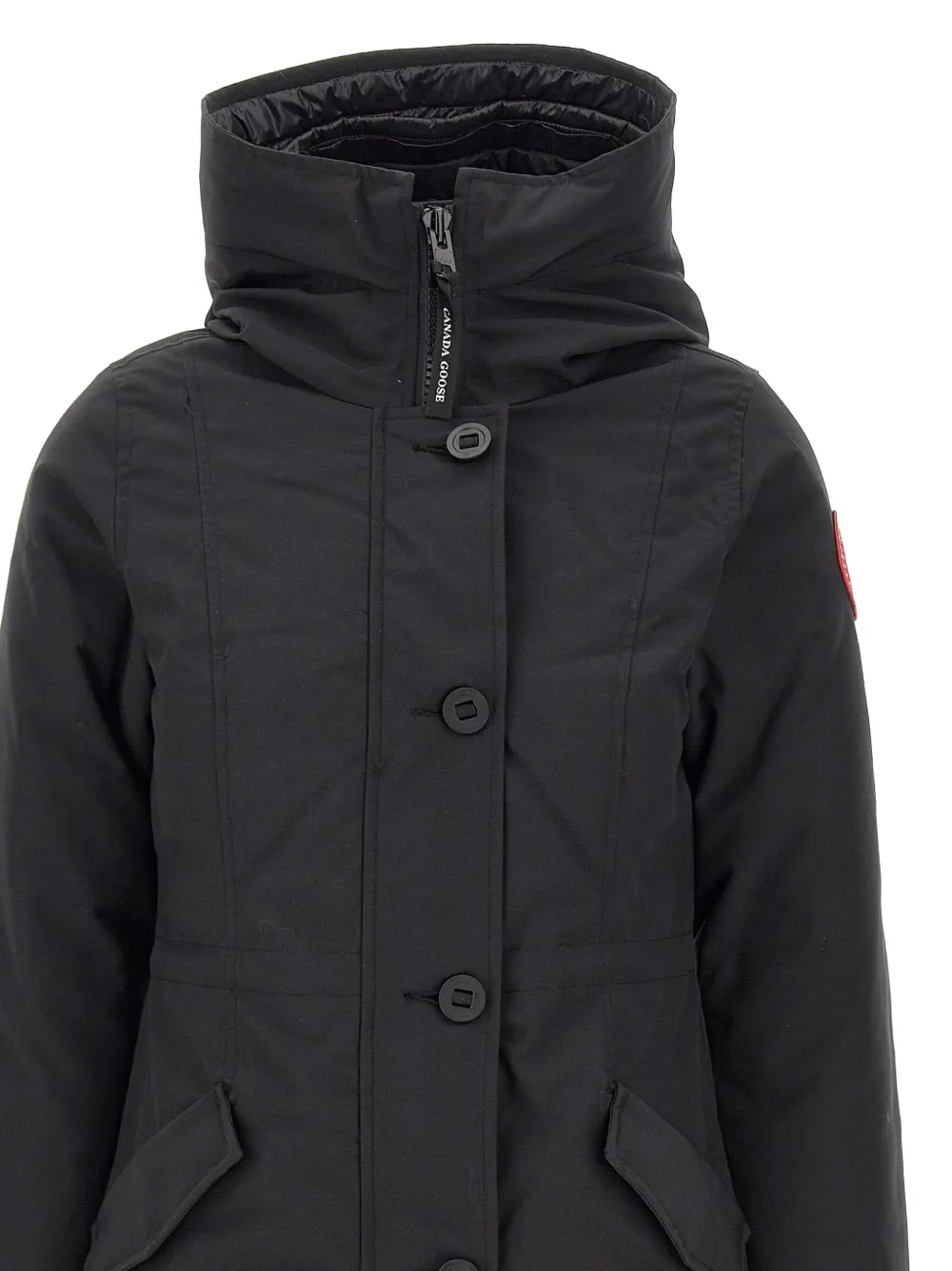 Canada Goose Rossclair jas met capuchon Zwart