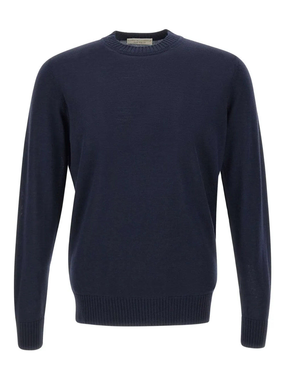 Filippo De Laurentiis Geribbelde sweater met ronde hals | Blauw | Image 1