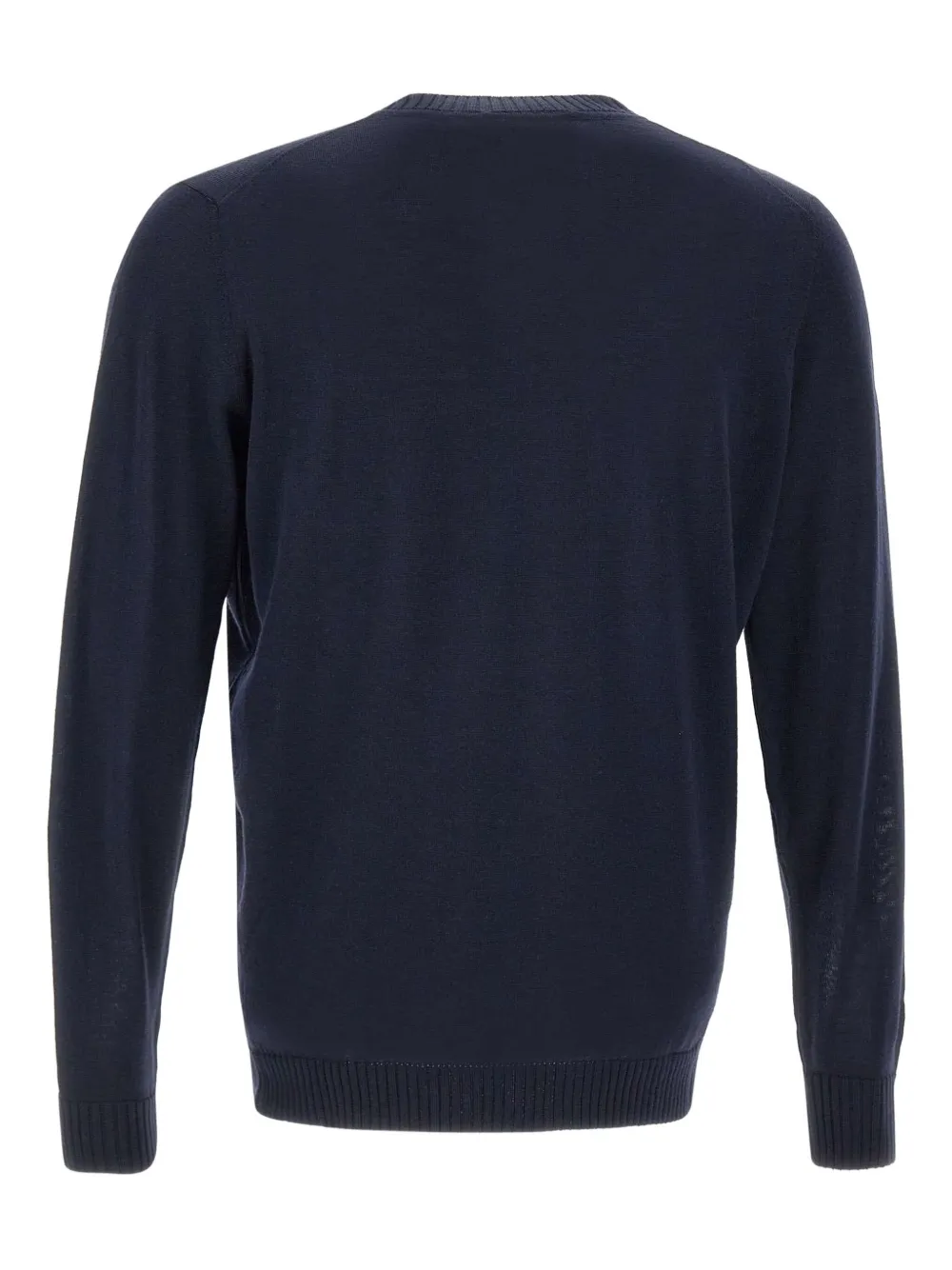 Filippo De Laurentiis Geribbelde sweater met ronde hals - Blauw