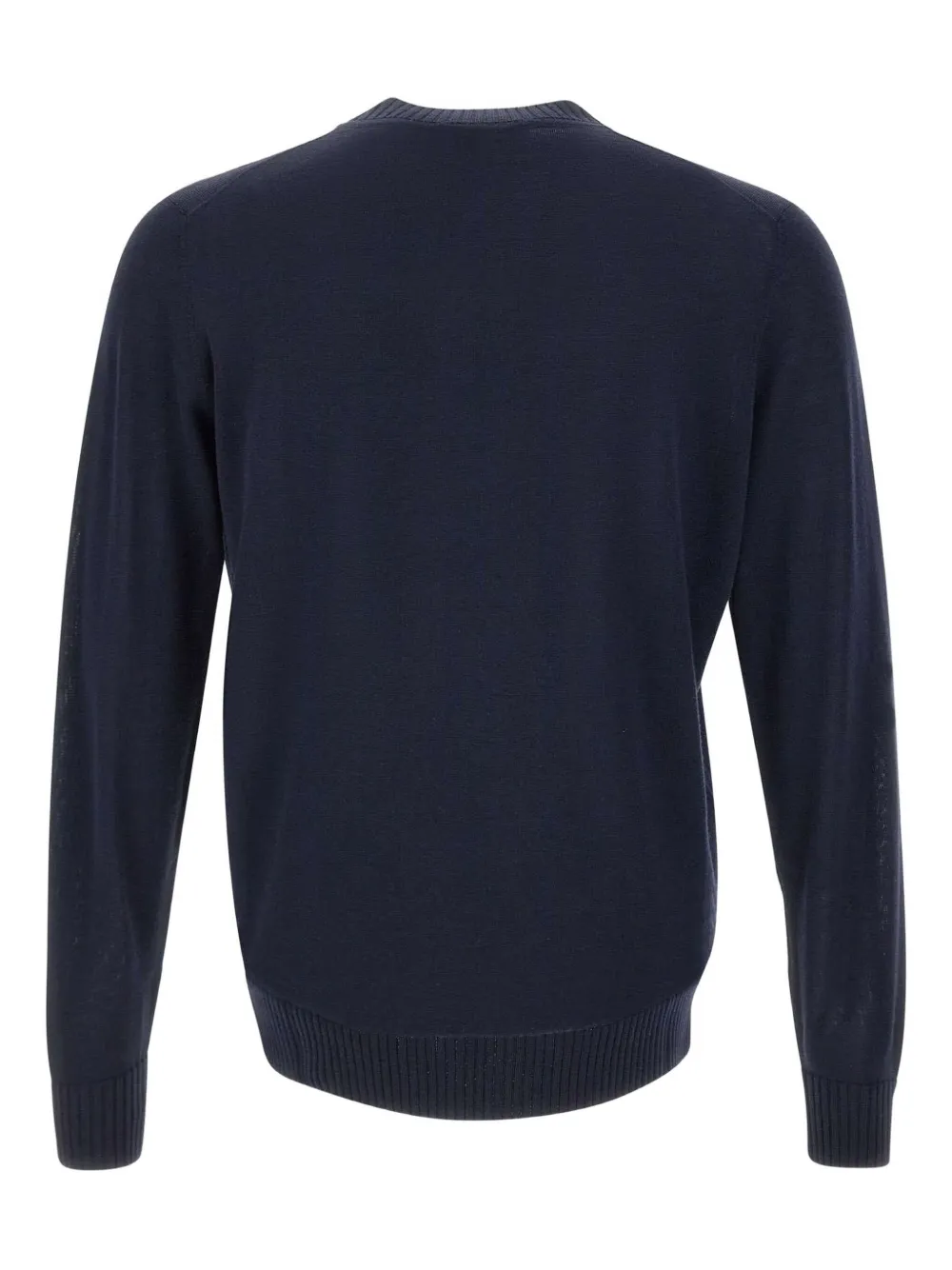Filippo De Laurentiis Geribbelde sweater met ronde hals Blauw