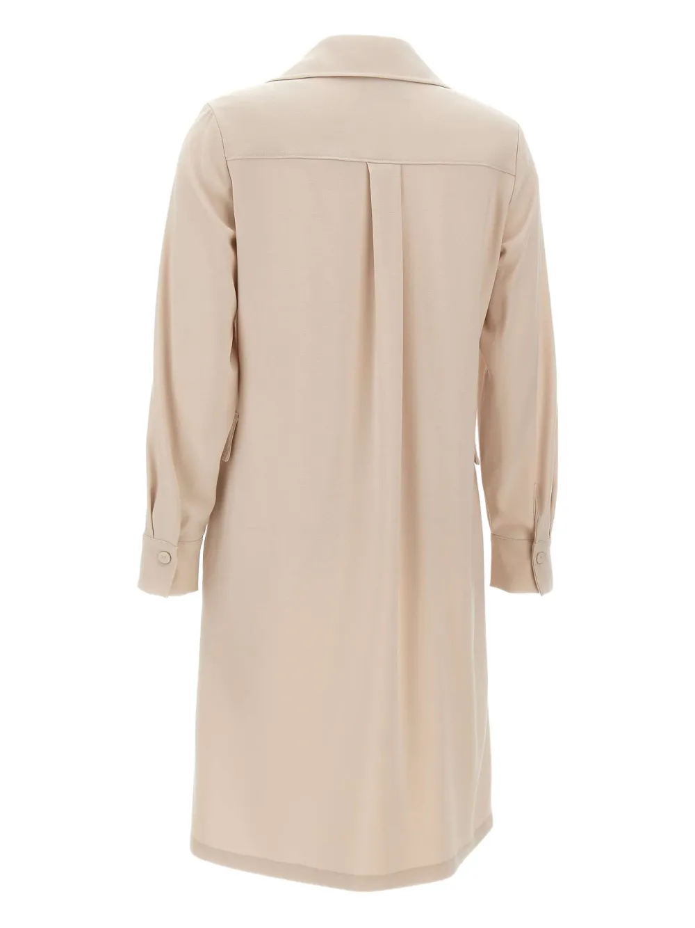 Elena Miro' Polo-collar Pocket Dress In Neutral