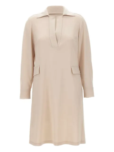 ELENA MIRO` polo-collar pocket dress