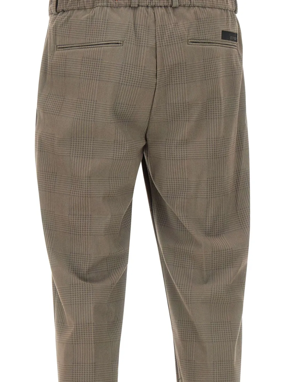 RRD Elastische geruite broek Bruin