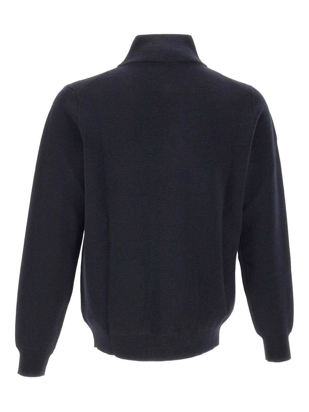 Filippo De Laurentiis Jack met opstaande kraag en opgestikte zak Blauw