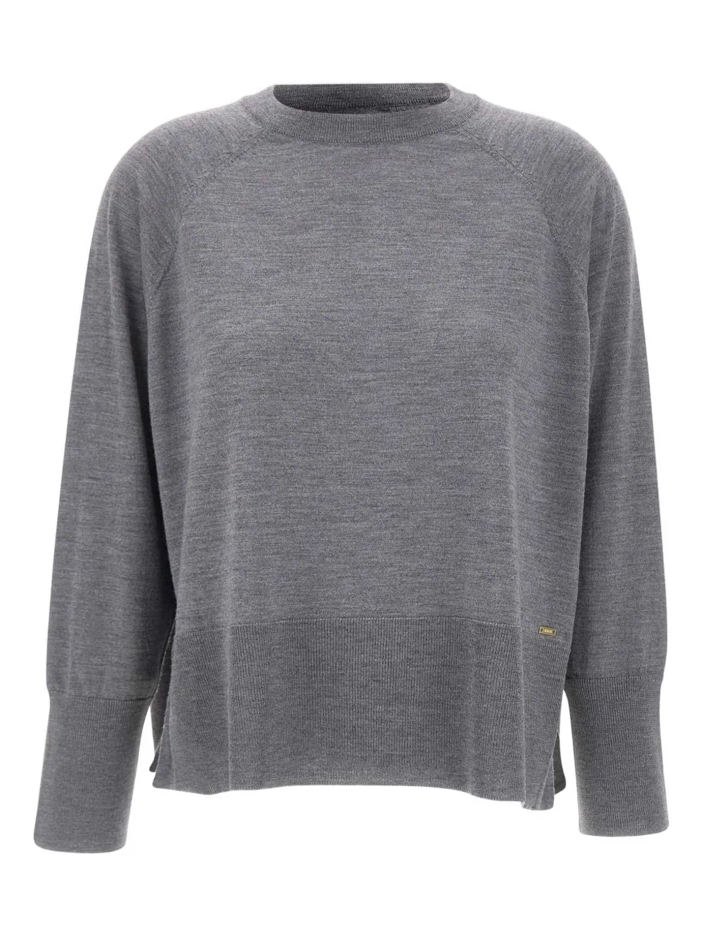 Kaos Ribbed Dropped-shoulder Sweater In Gray
