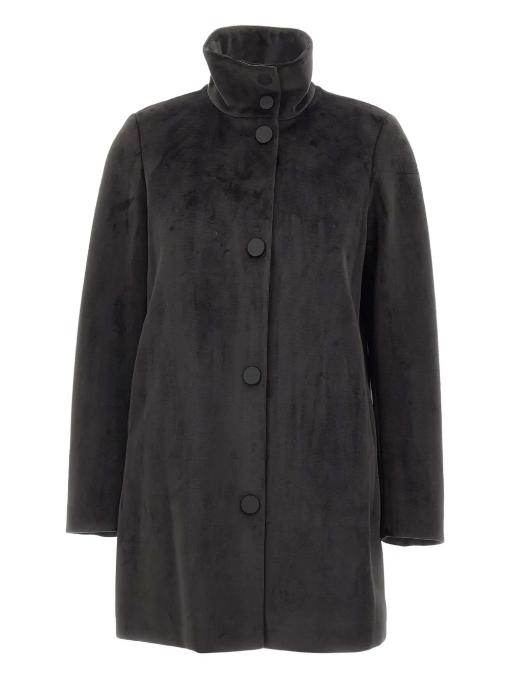 RRD button high-neck coat | marrón | Image 1