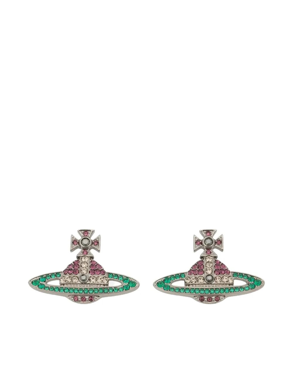 Vivienne Westwood Kika Orb-design Earrings In Green