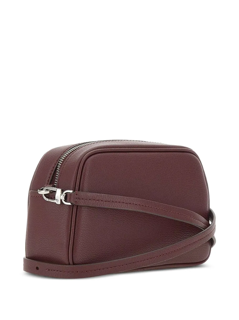 Michael Michael Kors small metal-logo leather shoulder bag - Rood