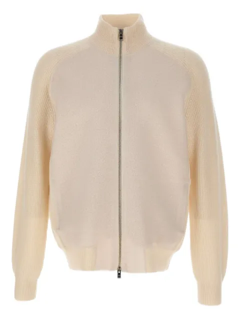 BOSS H-Hibisco zip-up cardigan