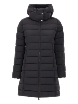 Emporio Armani フーデッド キルティングコート | ブラック | FARFETCH JP