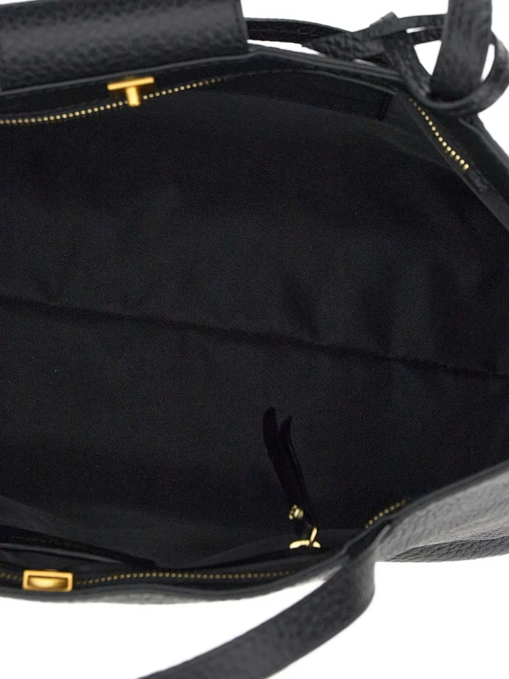 Gianni Chiarini Embossed-logo Leather Tote Bag In Black
