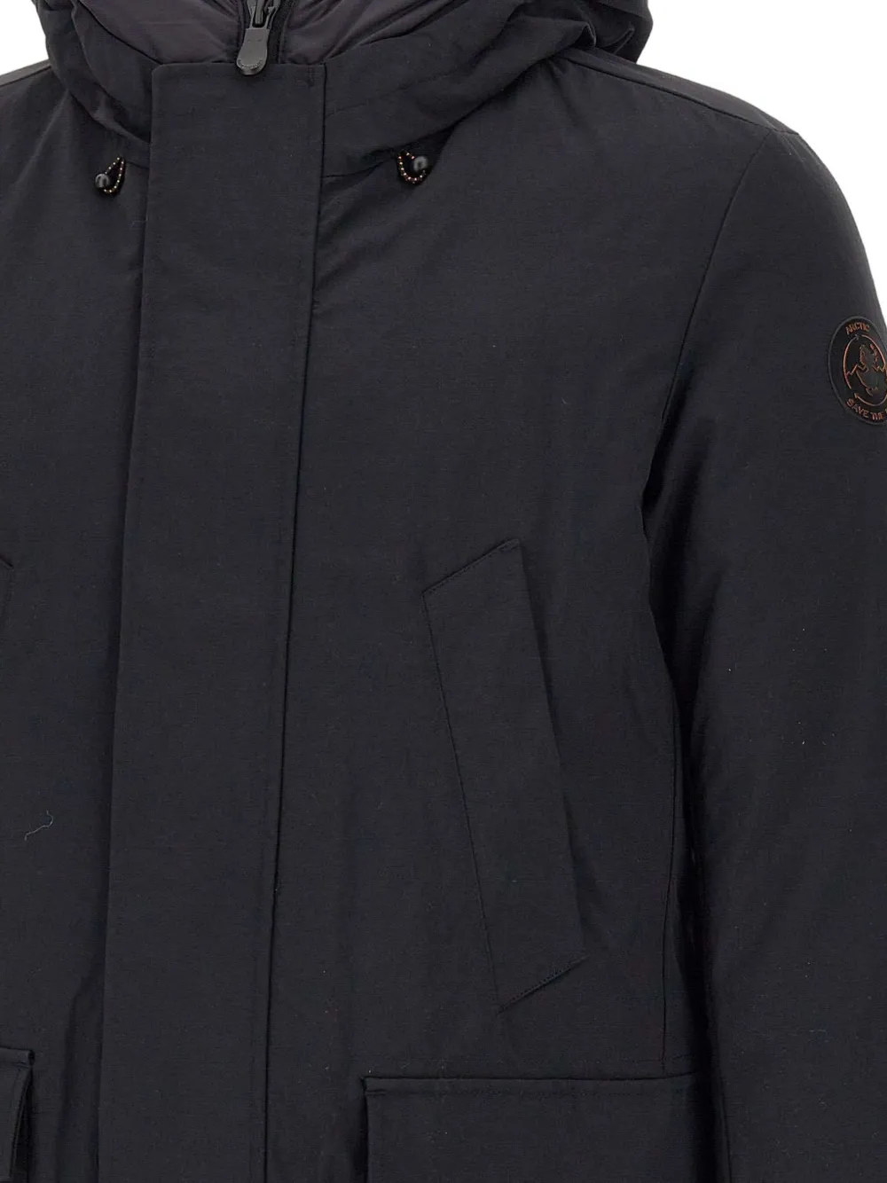 Save The Duck Forest Padded Drawstring Jacket In Black
