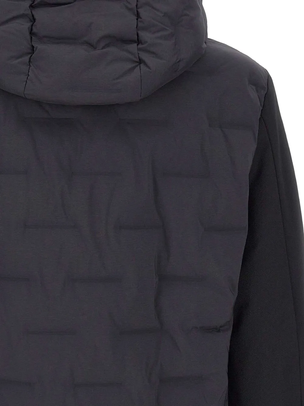 Peuterey Holzer Sjn Bmat gewatteerd jack met vierkant patroon Zwart