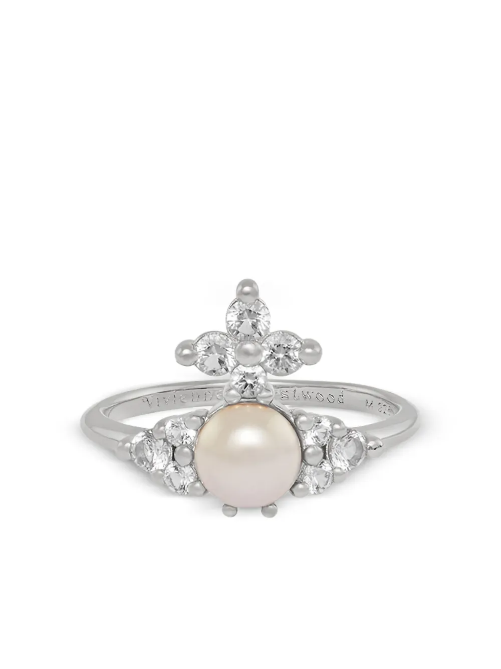 Vivienne Westwood Feodora Orb リング - シルバートーン Vivienne Westwood Feodora Orb リング - シルバートーン