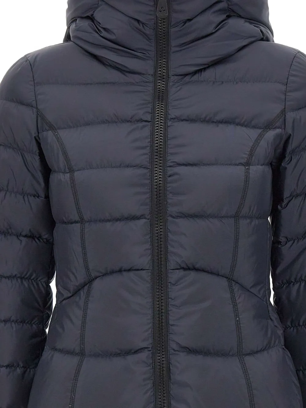 Peuterey Levaria Mqn 02 Padded Hooded Zipped Coat In Blue