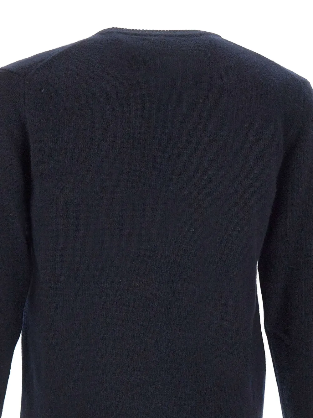 Mc2 Saint Barth Heron Logo-embroidery Sweater In Blue