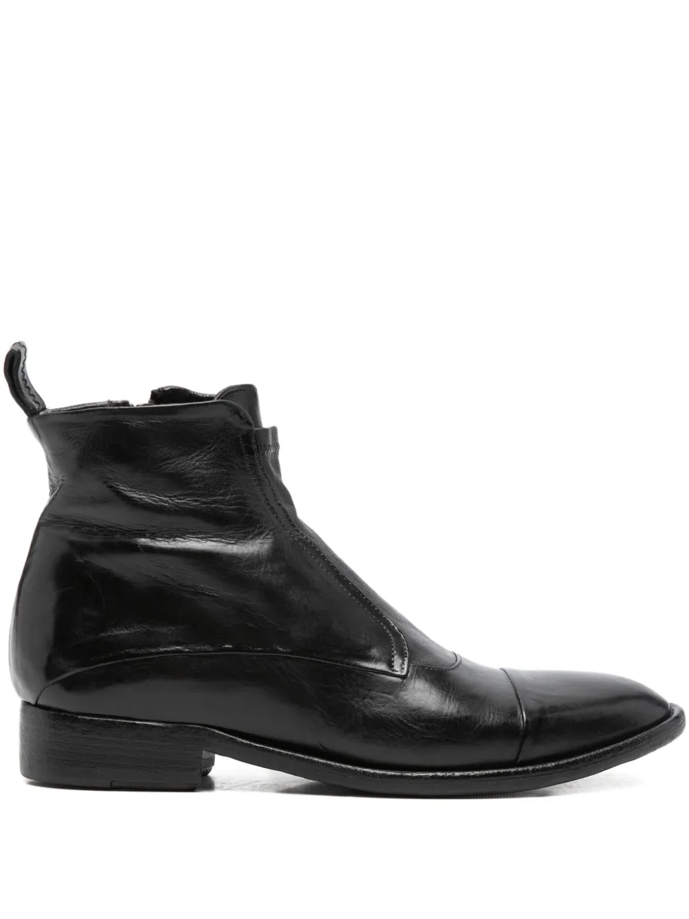 King Tartufoli Shoes Zip-fastening Leather Boots In Black