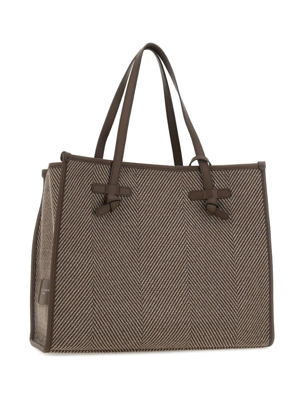 Marcella Club Marcella Leather Tote Bag In Brown