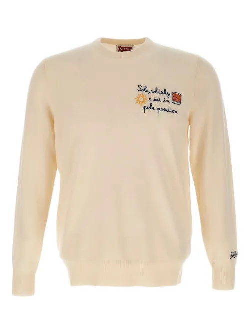 Pull Heron Sole Pole Position à col rond - MC2 Saint Barth - Modalova