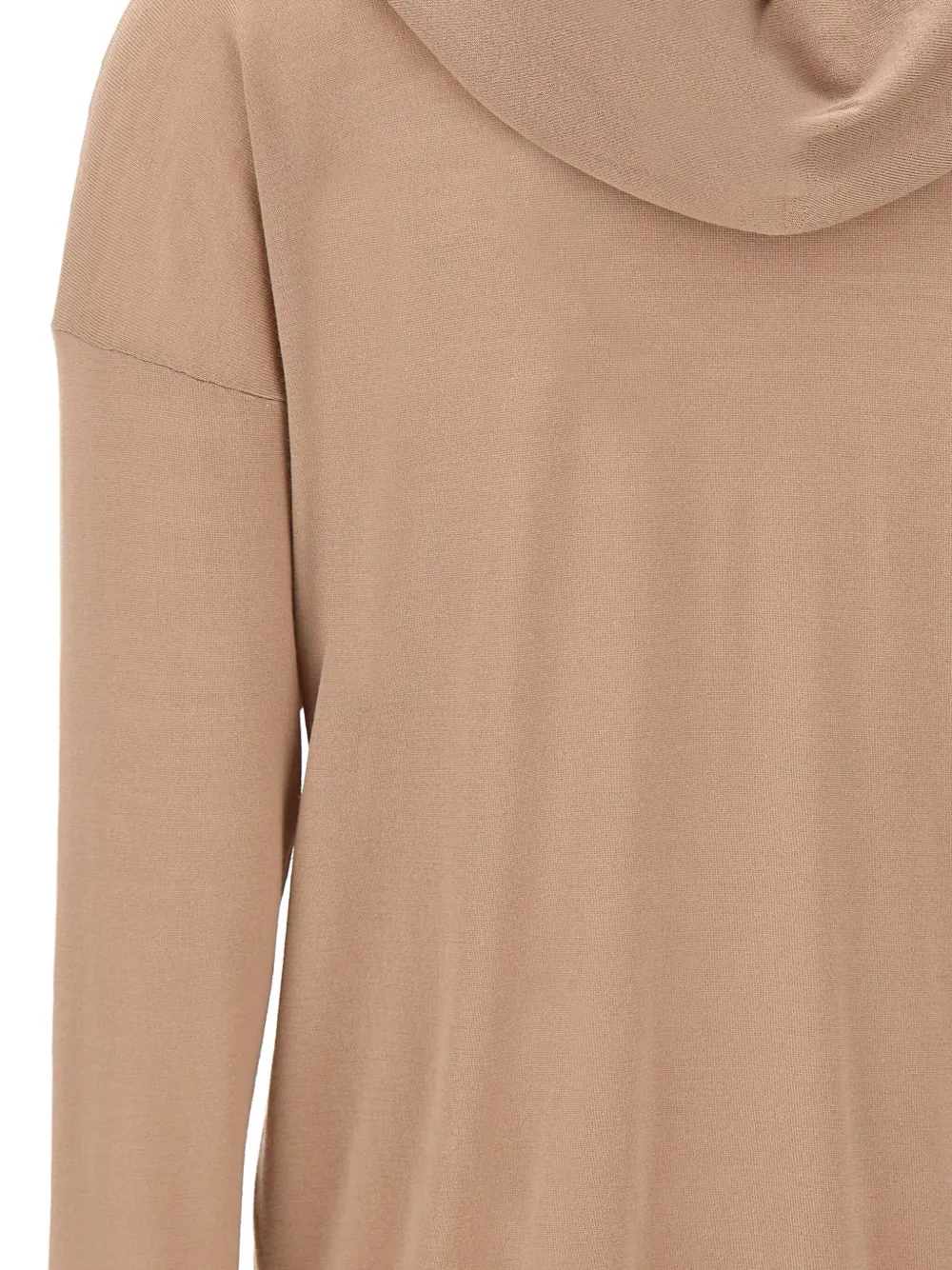 Eleventy Striped-trim Hooded Zip Cardigan In Neutral