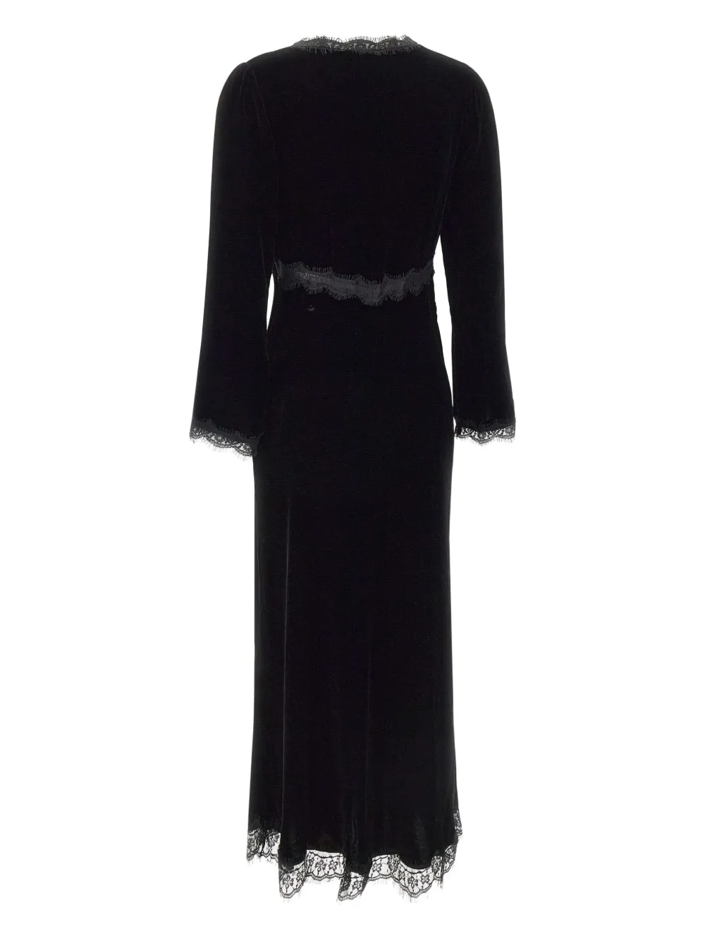 Rixo Alessi Silk Midi Dress - Black 
