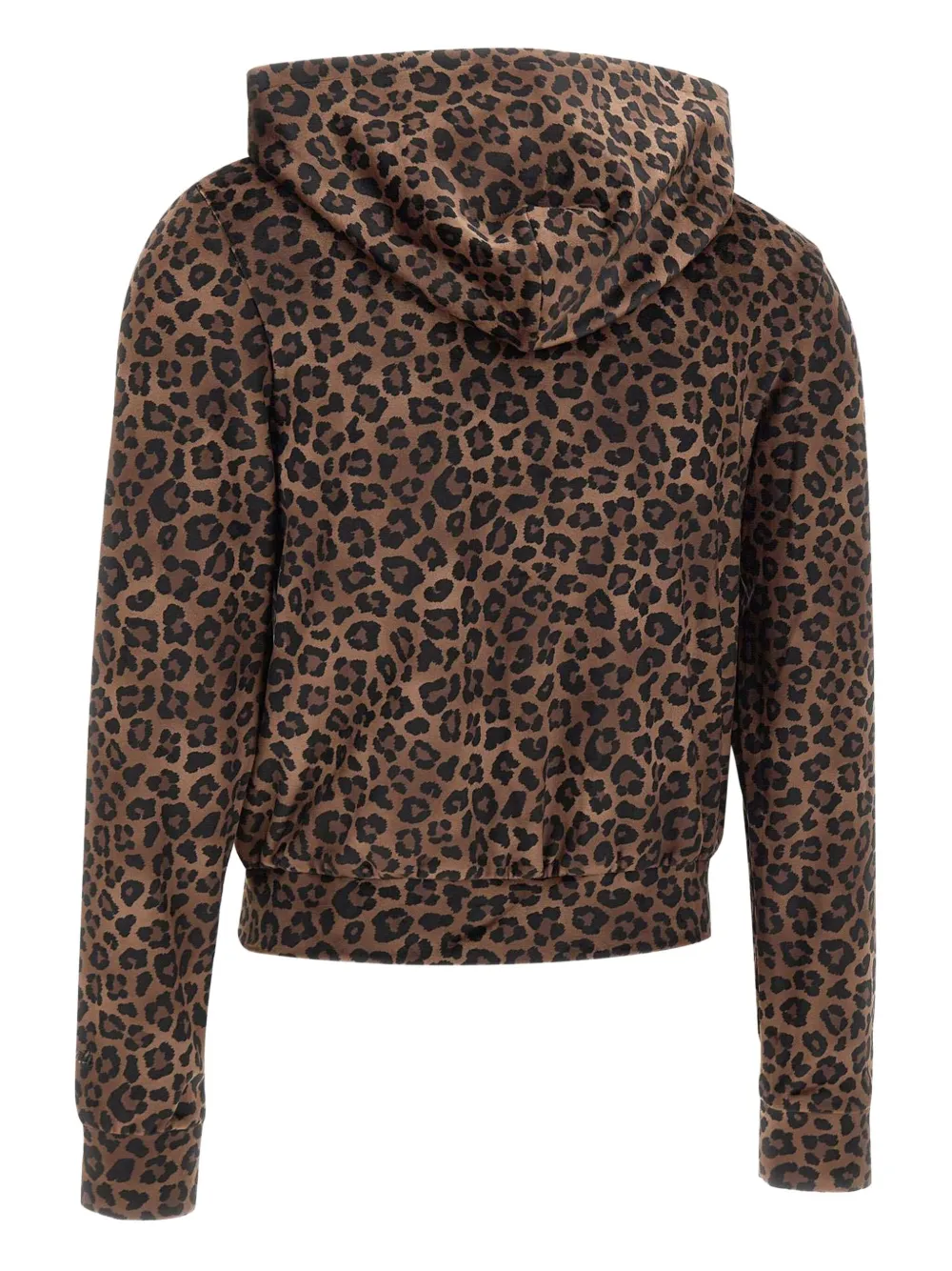MC2 Saint Barth Hoodie met dierenprint Bruin