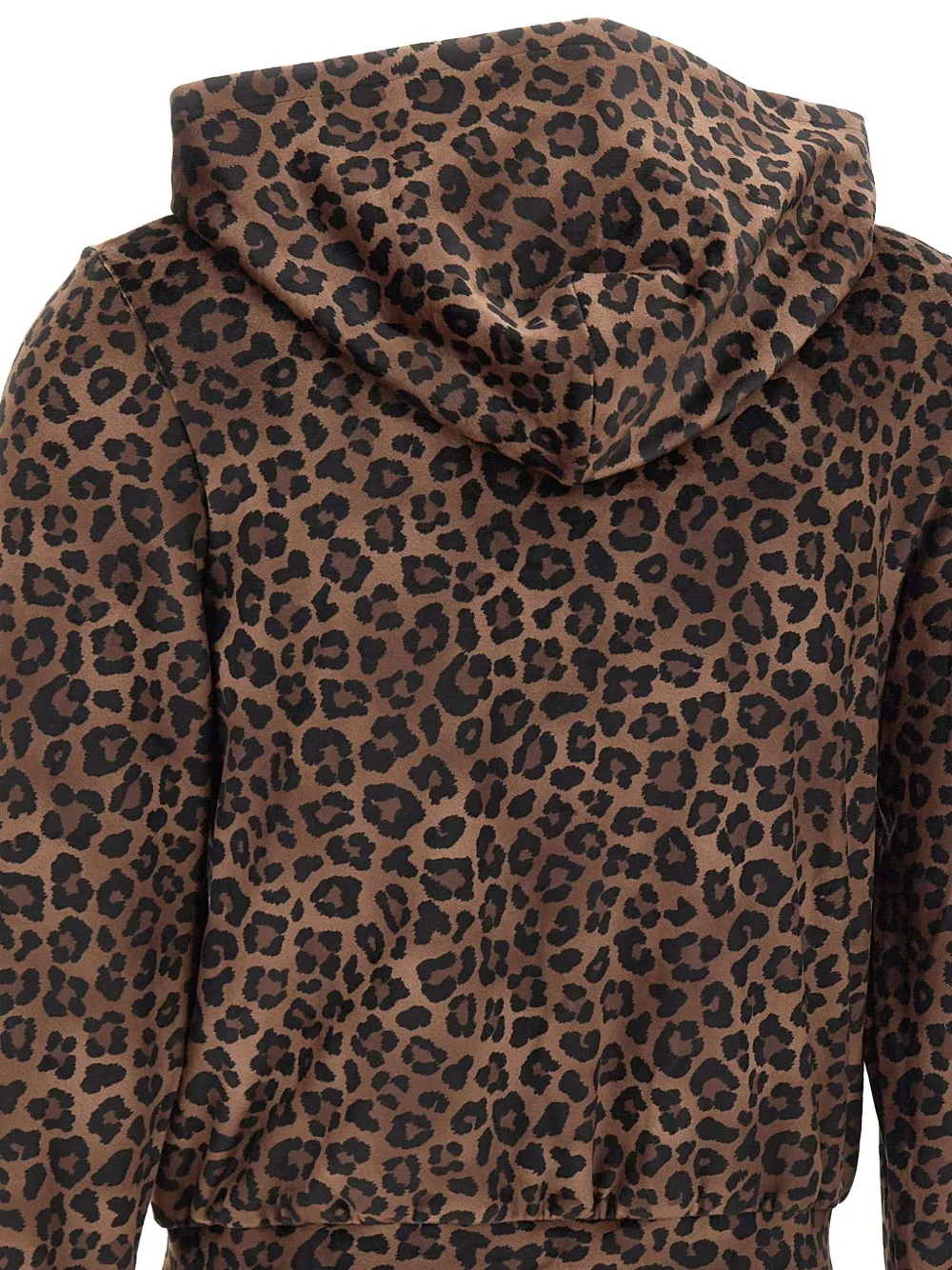MC2 Saint Barth Hoodie met dierenprint Bruin