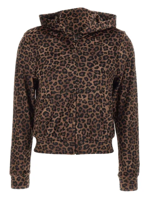 MC2 Saint Barth animal-print zip-up hoodie