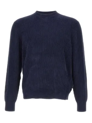 stone  リブニット　セーター Stone Island リブニット セーター | ブルー | FARFETCH JP