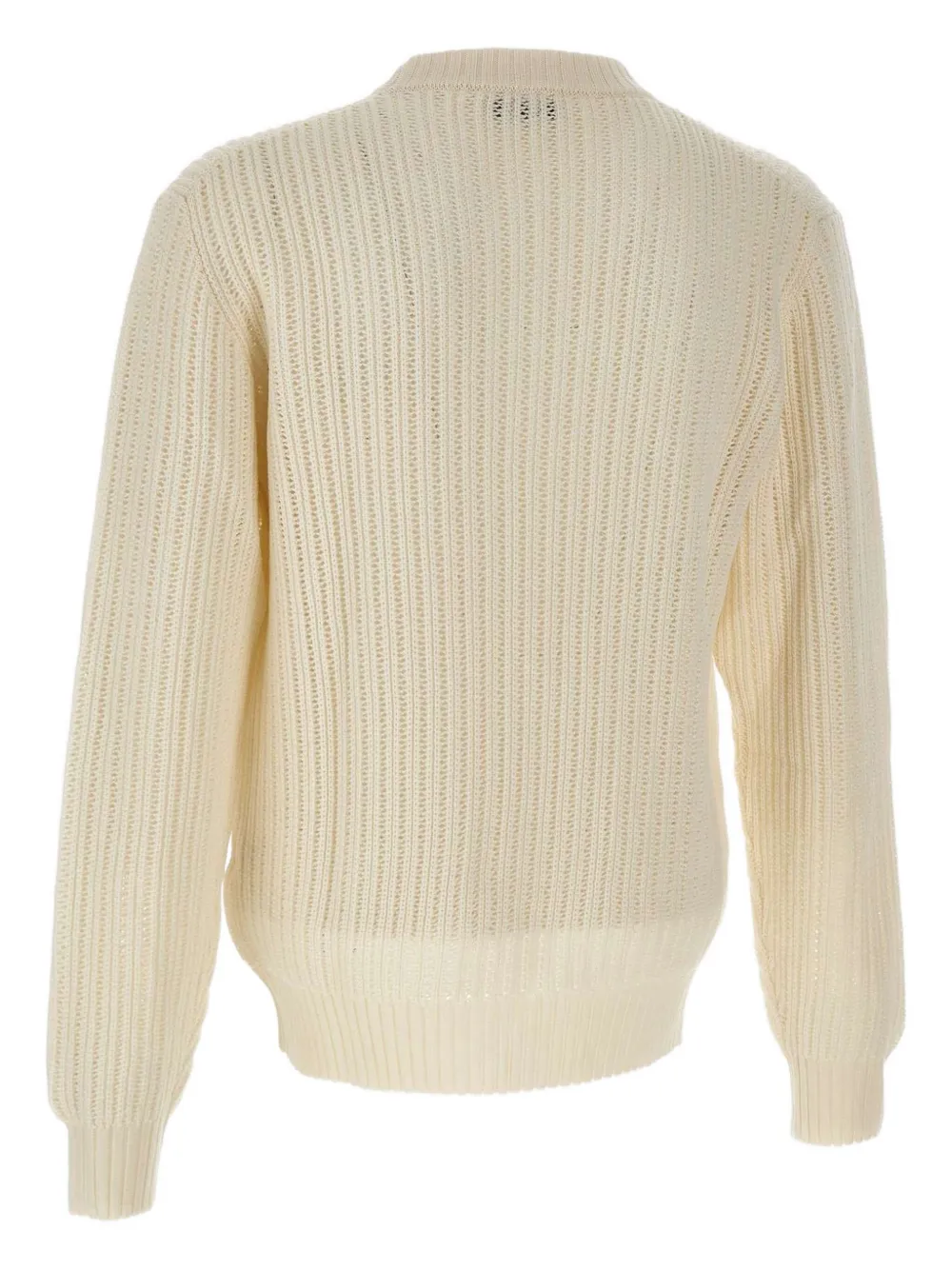 Filippo De Laurentiis crochet weave crew-neck sweater - Beige