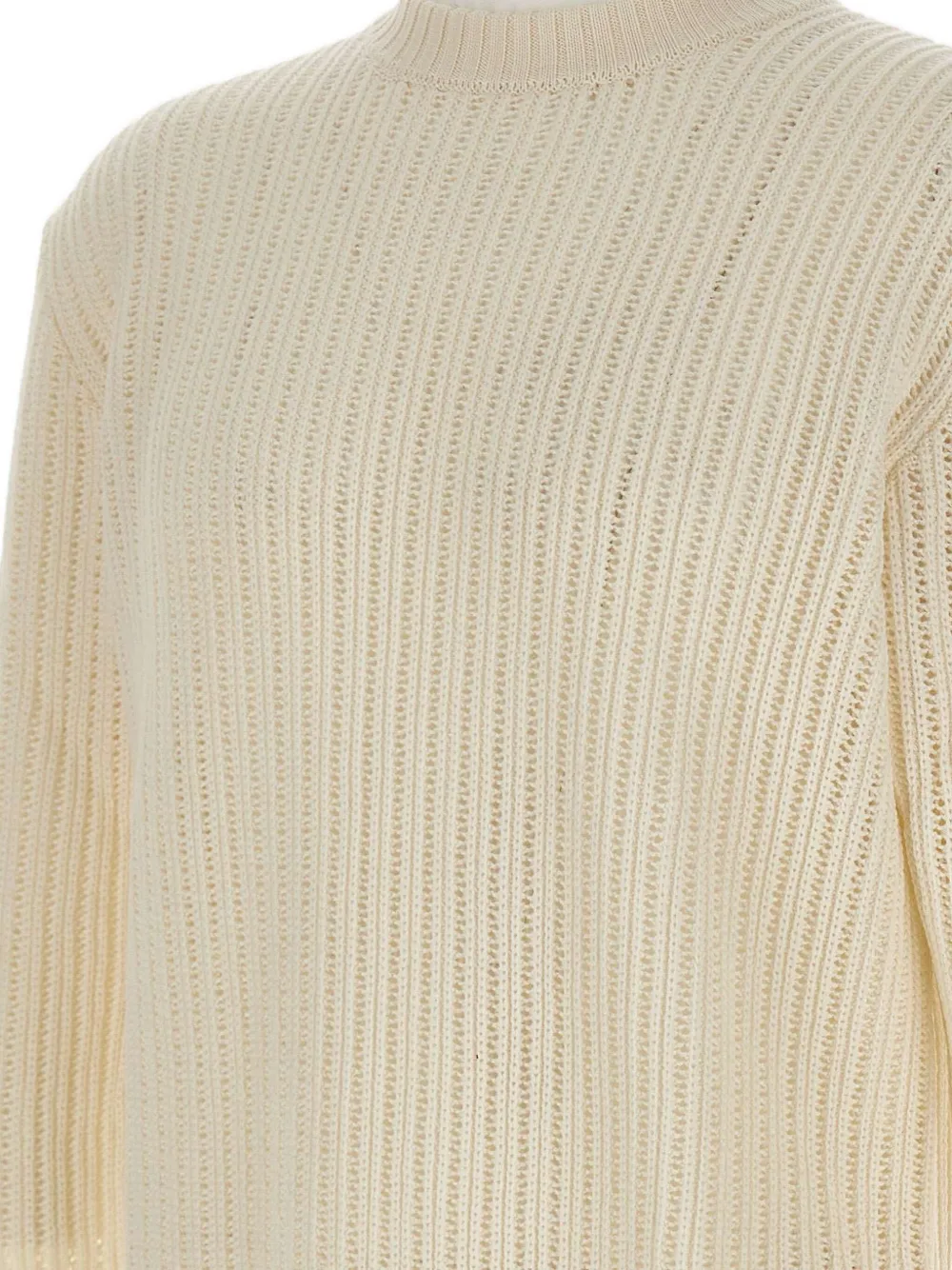 Filippo De Laurentiis Gehaakte trui met ronde hals Beige