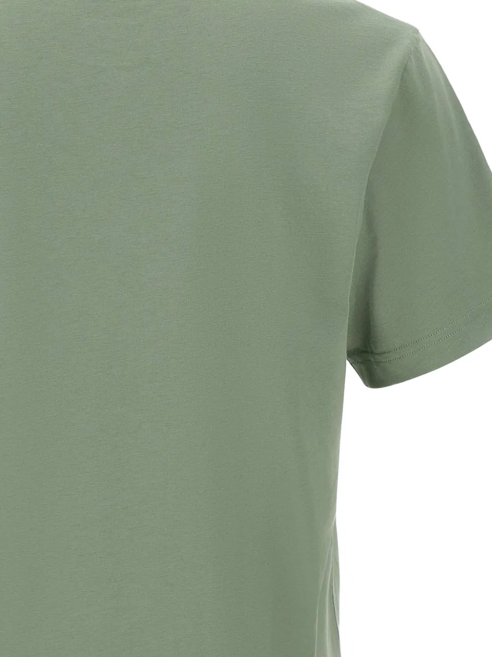 Lacoste Geribbeld T-shirt met borduurwerk Groen