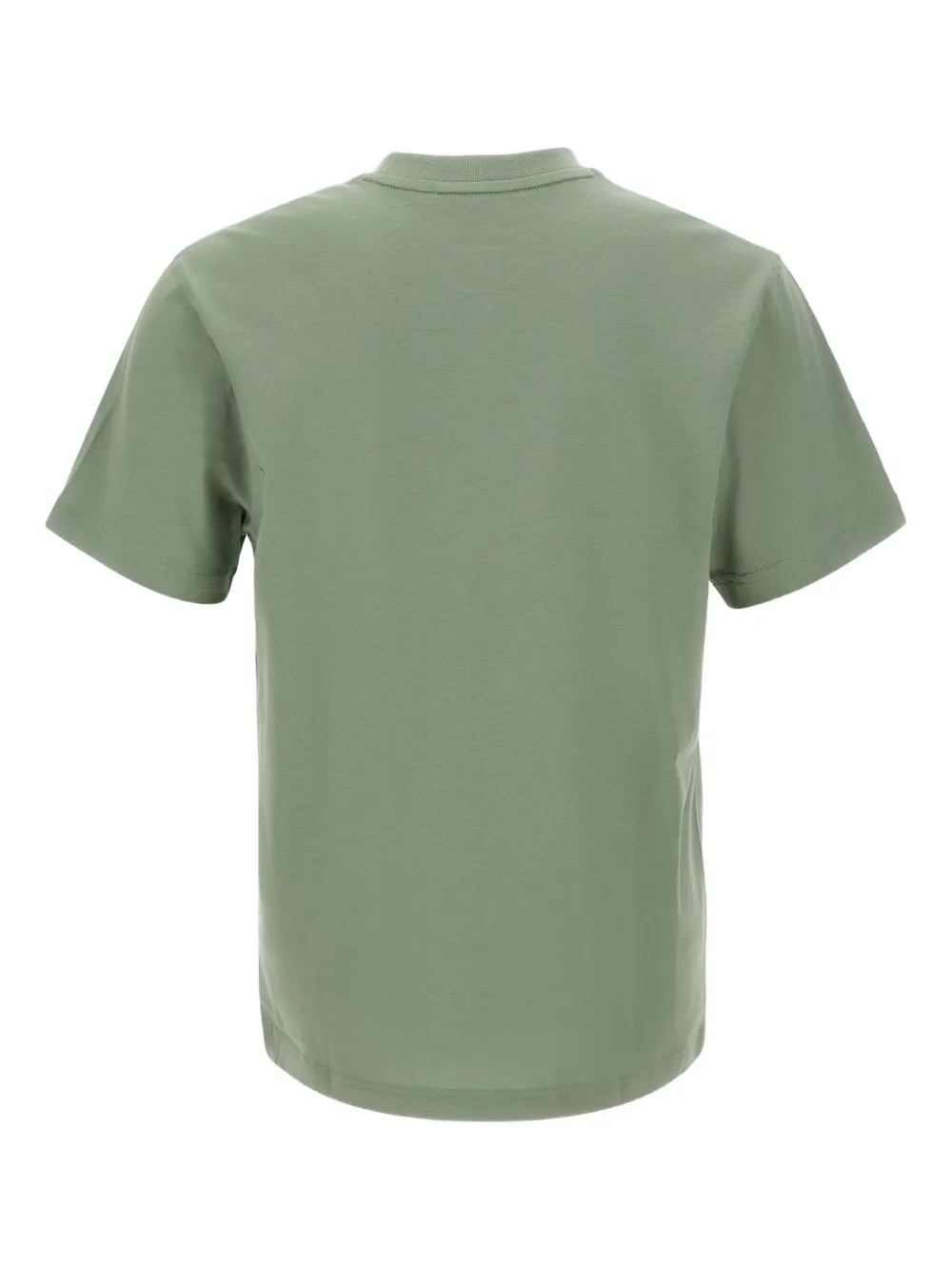 Lacoste Geribbeld T-shirt met borduurwerk Groen